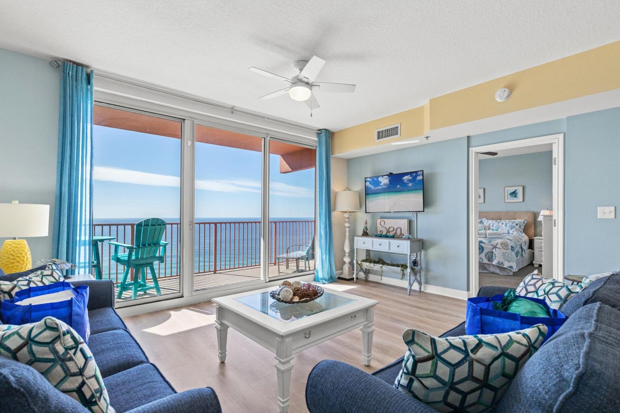 Penthouse With Beautiful Beach Views! 1 Bedroom, 2 Bathroom Penthouse! Panama City Beach Exterior photo